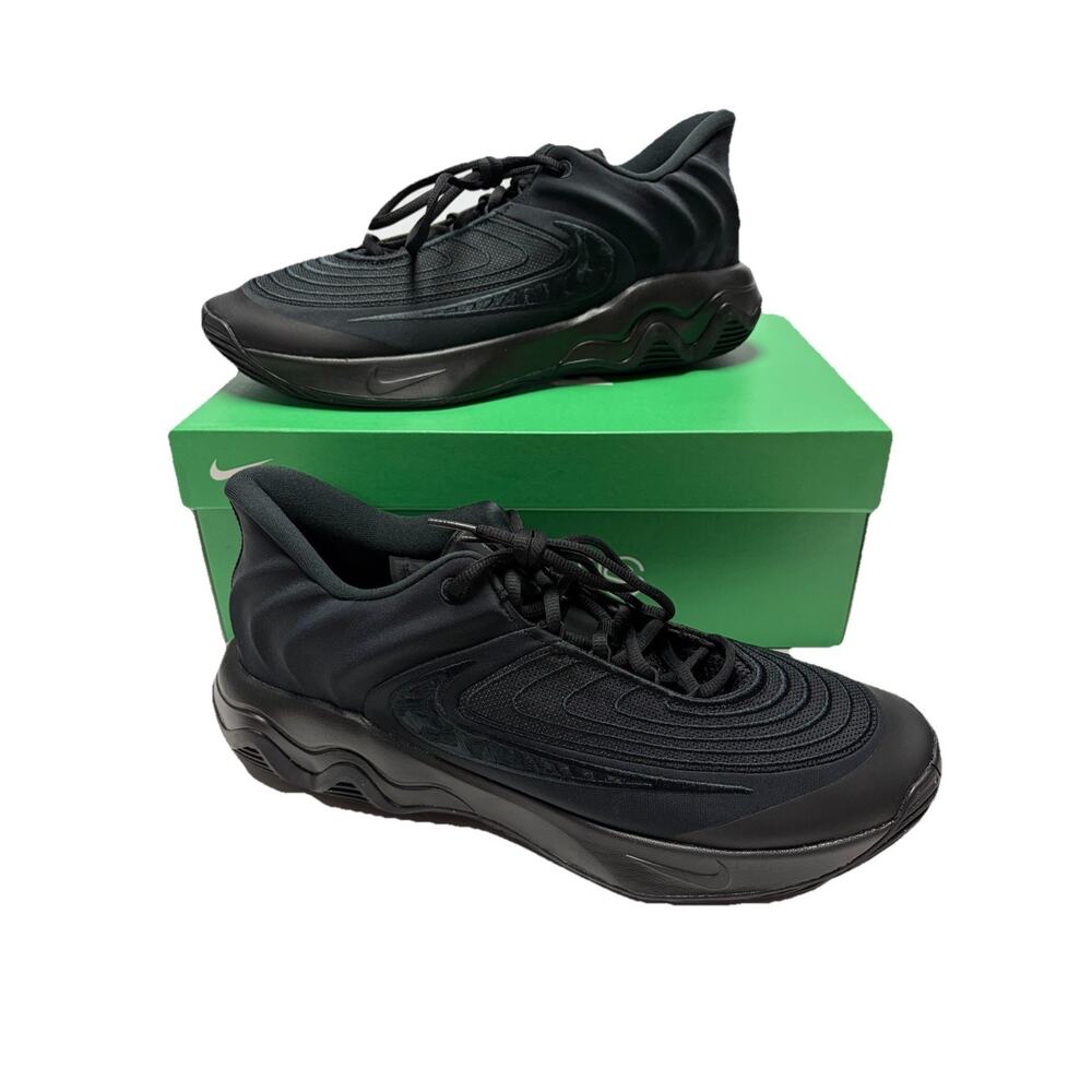 Nike Giannis Immortality 4 Triple Black Basketball Shoes Mens Size 12 NEW!